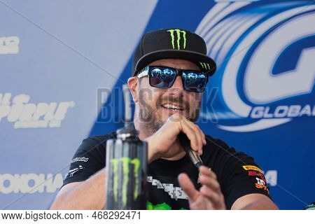 Ken Block American Professional Rally Driver During The Red Bull Grc