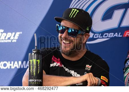 Ken Block American Professional Rally Driver During The Red Bull Grc