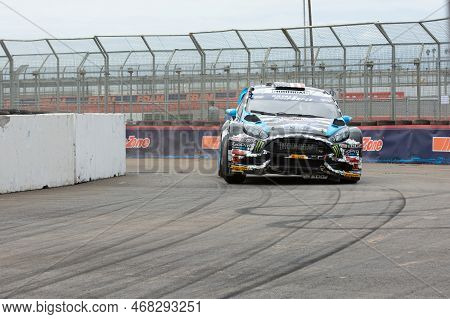 Ken Block American Professional Rally Driver During The Red Bull Grc