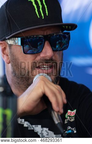 Ken Block American Professional Rally Driver During The Red Bull Grc