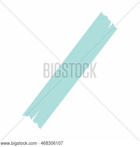 Grey Ripped Scotch, Sticky Tape, Torn Paper Piece Isolated On White Background. Pattern Of Adhesive 