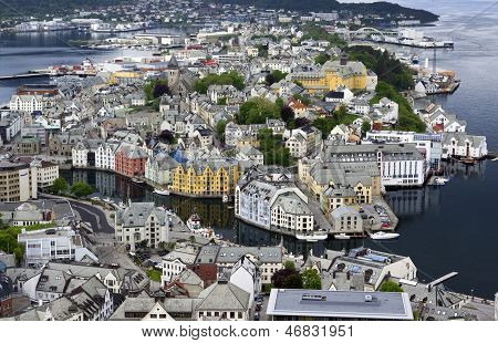 Aerial Alesund
