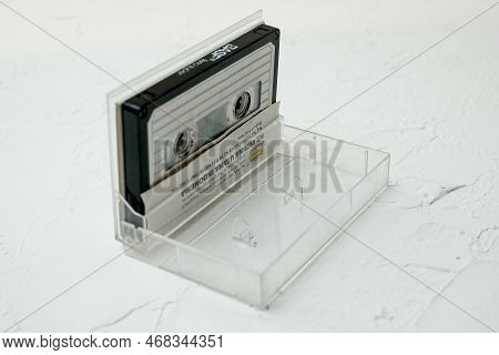 Jakarta, Indonesia - January 06 , 2023 : Original Cassette Tape, Album The Visitors From The Band Ab