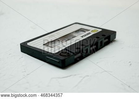 Jakarta, Indonesia - January 06 , 2023 : Original Cassette Tape, Album The Visitors From The Band Ab