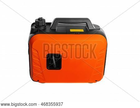 Studio Shot Of An Inverter Modern Electricity Generator On A White Background.