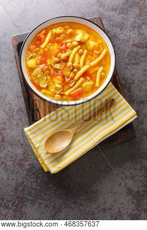 Rancho Canario Is A Traditional Canarian Soup, With A Stew-like Consistency From The Canary Islands 