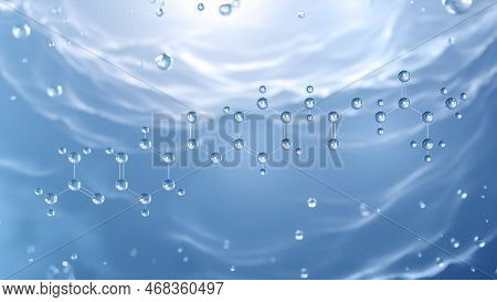 Camostat Molecular Structure, 3d Model Molecule, Thyroid Hormone, Structural Chemical Formula View F