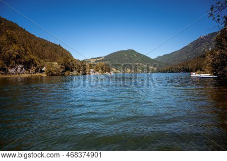 Lunz Am See, Austria - July 06 2022: Lunz Am See Is A Municipality In The District Of Scheibbs, Lowe