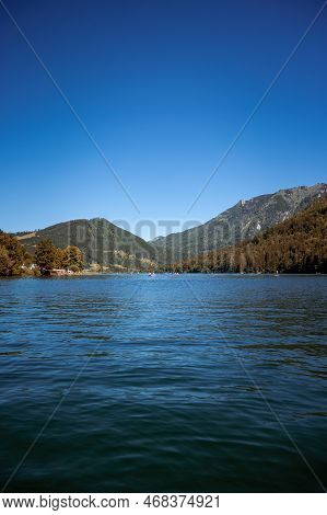 Lunz Am See, Austria - July 06 2022: Lunz Am See Is A Municipality In The District Of Scheibbs, Lowe