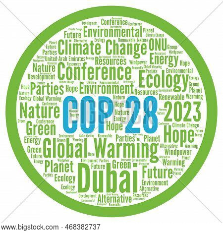 Cop 28 In Dubai United Arab Emirates World Cloud