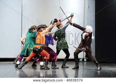 Moscou - 18 OCT: Répétition publique de l'île au trésor musical dans le Concert Hall Izmailovo sur Octo