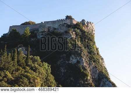 Angelokastro Castle Near Palaiokastritsa And Krini, Corfu Island, Ionian Sea, Central Corfu And Diap