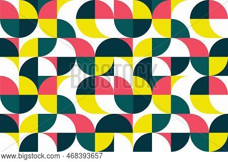 Abstract Vector Pattern Design In Scandinavian Style For Web Banner, Business Presentation, Branding