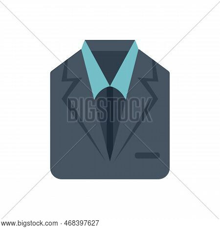 Repair Clothes Icon Flat Vector. Cloth Sewing. Wash Sew Isolated