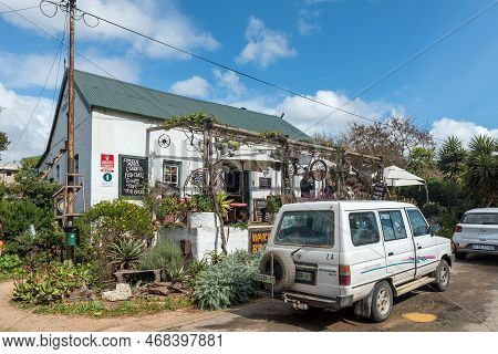 Napier, South Africa - Sep 23, 2022: A Street Scene, With The Napier Farm Stall, In Napier In The We