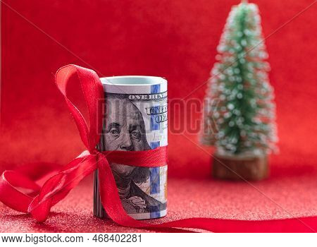 Modified Decorative 100 Dollar Bill Artwork For Design Purpose
