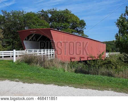 Hogback Covered Bridge In Madison County Iowa