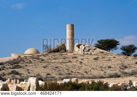 Beer Sheva, Israel - Jenuary 06, 2023: Monument In The Memory Of The Members Of The Palmach Negev Br