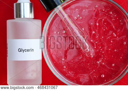 Glycerin In A Bottle, Chemical Ingredient In Beauty Product, Skin Care Products