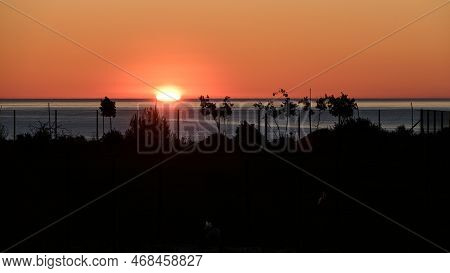 Beautiful Sunrise Morning At Sardinia Coast