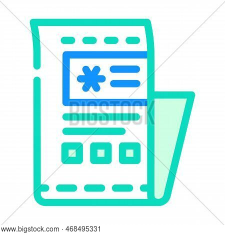 Instant Cold Compress First Aid Color Icon Vector. Instant Cold Compress First Aid Sign. Isolated Sy