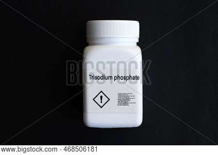 Trisodium Phosphate In Bottle , Chemical In The Laboratory And Industry, Chemicals Used In The Analy