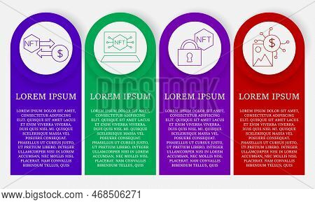 Nft Vector Icon Card. Non-fungible Token. Vector Eps 10