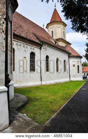 Old Romanian orthodox church in Brasov, Romania