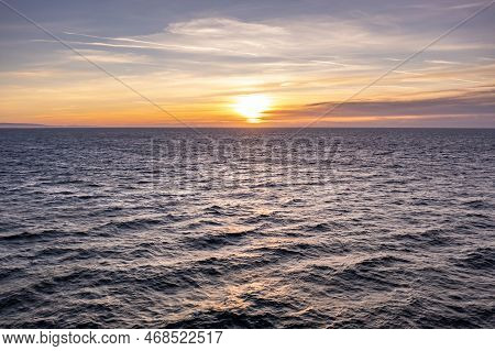 Beautiful Sunset At Muckross Head Peninsula About 10 Km West Of Killybegs Village In County Donegal 