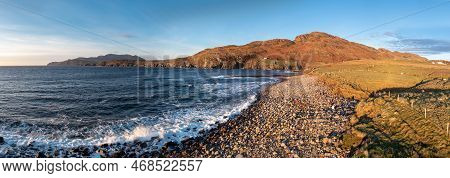 Aerial View At Muckross Head By Kilcar, The Village Where Sarah Jessica Parker And Matthew Broderick