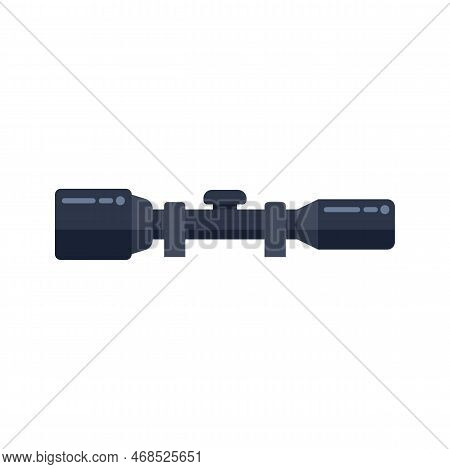 Modern Sight Icon Flat Vector. Rifle Gun. Target Cross Isolated