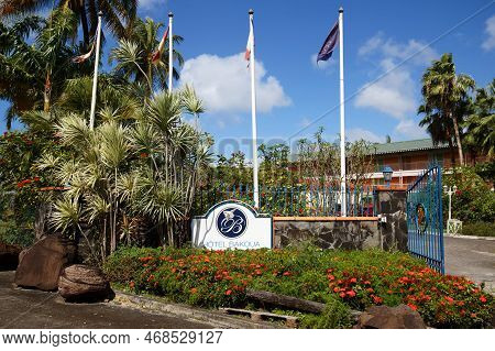 Les Trois Ilets, Martinique Island- January 01, 2023 : Located On The West Coast Of The Martinique I