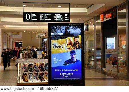 Warsaw, Poland - Jul 16: Galeria Mokotow Shopping Mall In Warsaw, Poland, As Seen On July 16, 2022.