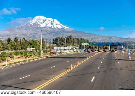 Ecuador - September 25, 2022: Andes Mountain Cotopaxi In Ecuador