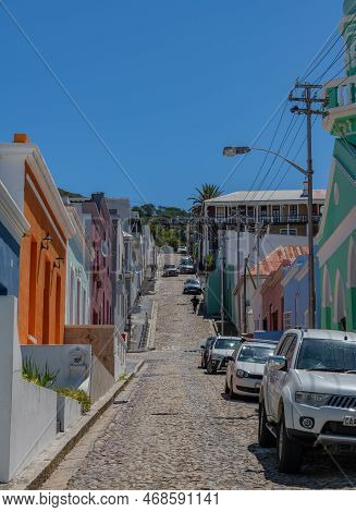 Cape Town, South Africa, December 29, 2022: Bo-kaap Is A District Of Cape Town In The Western Cape P