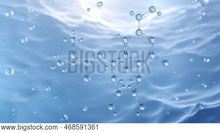 Molnupiravir Molecular Structure, 3d Model Molecule, Antiviral Medication, Structural Chemical Formu