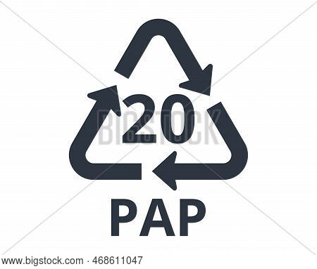 Corrugated Fiberboard Symbol. Concept Of Ecology And Packaging.