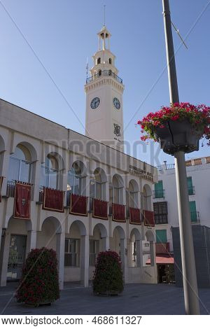 Lucena, Spain - Jun 1st, 2019: Lucena Town Hall Building. Village Is Located In The South East Of Th