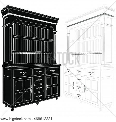 Cupboard Sideboard Buffet Vec...