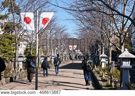 Tourist Attractions In Japan Kamakura 'tsurugaoka Hachimangu Shrine' This Is Famous As A Shrine Rela