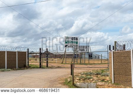 Bredasdorp, South Africa - Sep 23, 2022: Entrance Of The Bredasdorp Park Agriculture Exhibition Cent