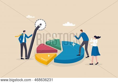 Profit Or Revenue Sharing Payment Scheme, Payment Share With Other Employee In Percentage Pie Chart,