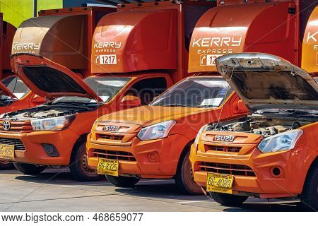 Kanchanaburi, Thailand - December 12, 2022: Checking Or Inspection And Maintenance According To The 