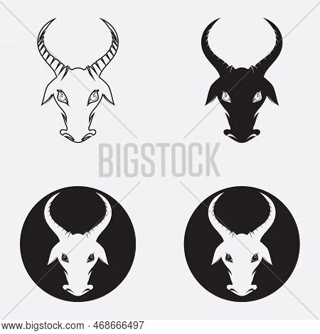 Antelope Logo Vector Illustrations Design Icon Logo
