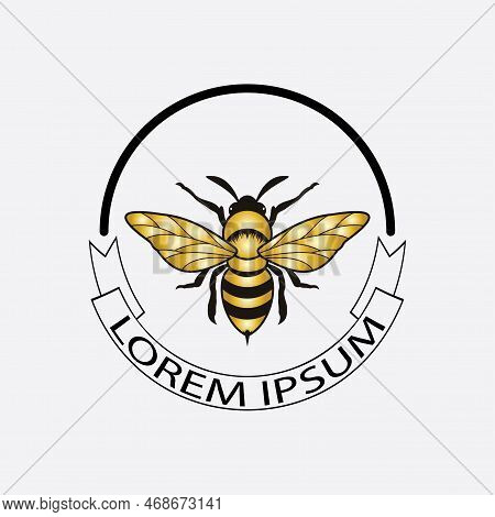 Bee Logo Vector Illustration Design Icon Logo
