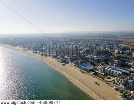 Aerial View Of Resort Of Sunny Beach, Bulgaria