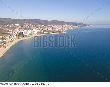 Aerial View Of Resort Of Sunny Beach, Bulgaria