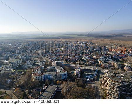 Aerial View Of Resort Of Sunny Beach, Bulgaria