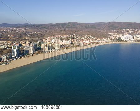 Aerial View Of Resort Of Sunny Beach, Bulgaria