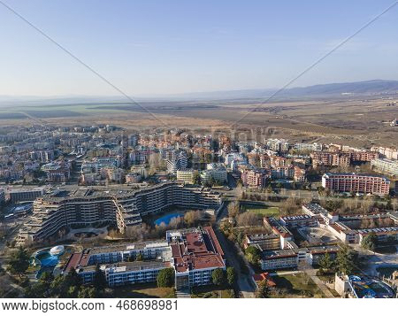 Aerial View Of Resort Of Sunny Beach, Bulgaria